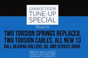 garage door tune up coupon